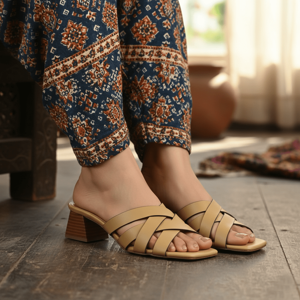 Imported Formal Block Heel - 98453S - Block Heel - Walkeaze