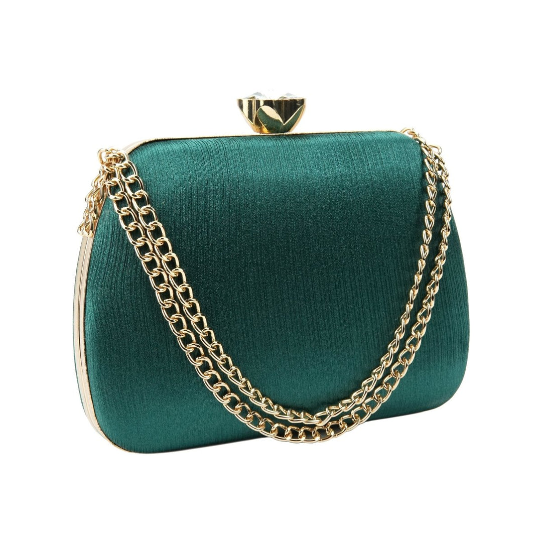 Women Clutch - 05634B - Party Clutch - Walkeaze