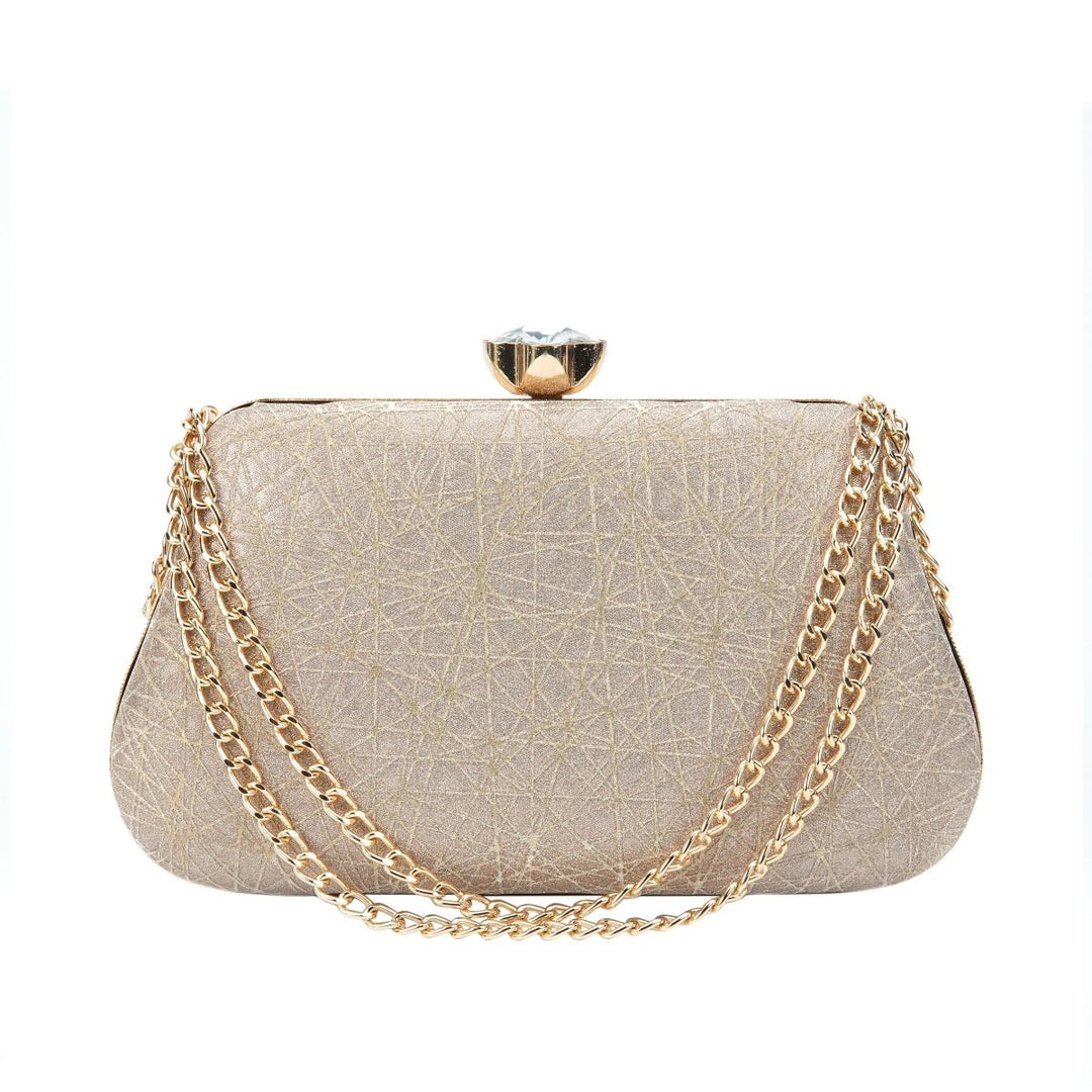 Women Clutch- 05660B - Party Clutch - Walkeaze