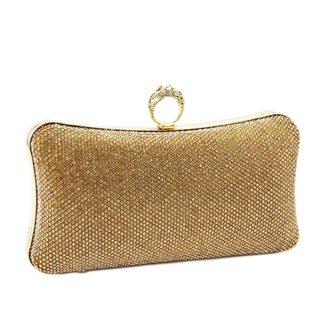 Women Clutch - 05673B - Party Clutch - Walkeaze