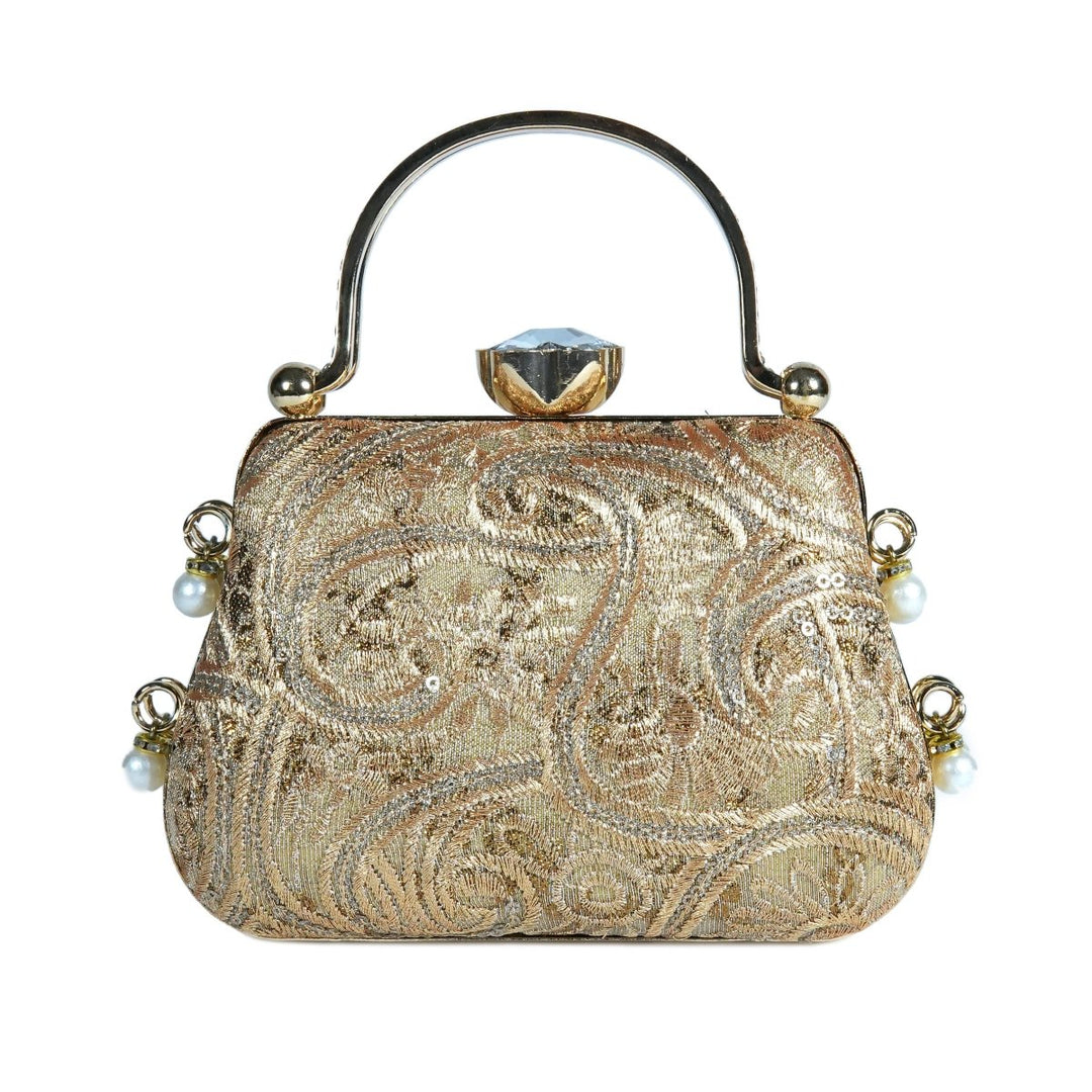 Women Clutch - 3681B - Party Clutch - Walkeaze