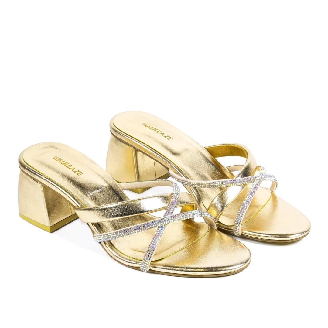 Women Formal Block Heel - 62727S - Block Heel - Walkeaze