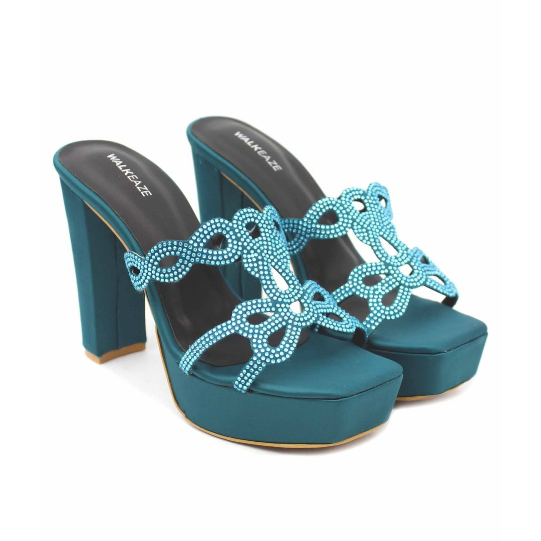 Women Formal Block Heel - 62811S - Block Heel - Walkeaze