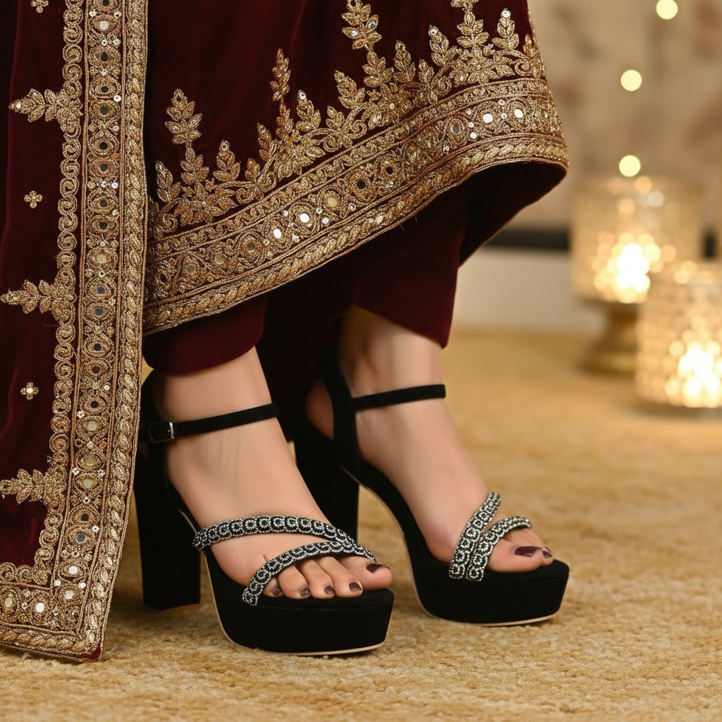 Women Formal Block Heel - 62826S - Block Heel - Walkeaze