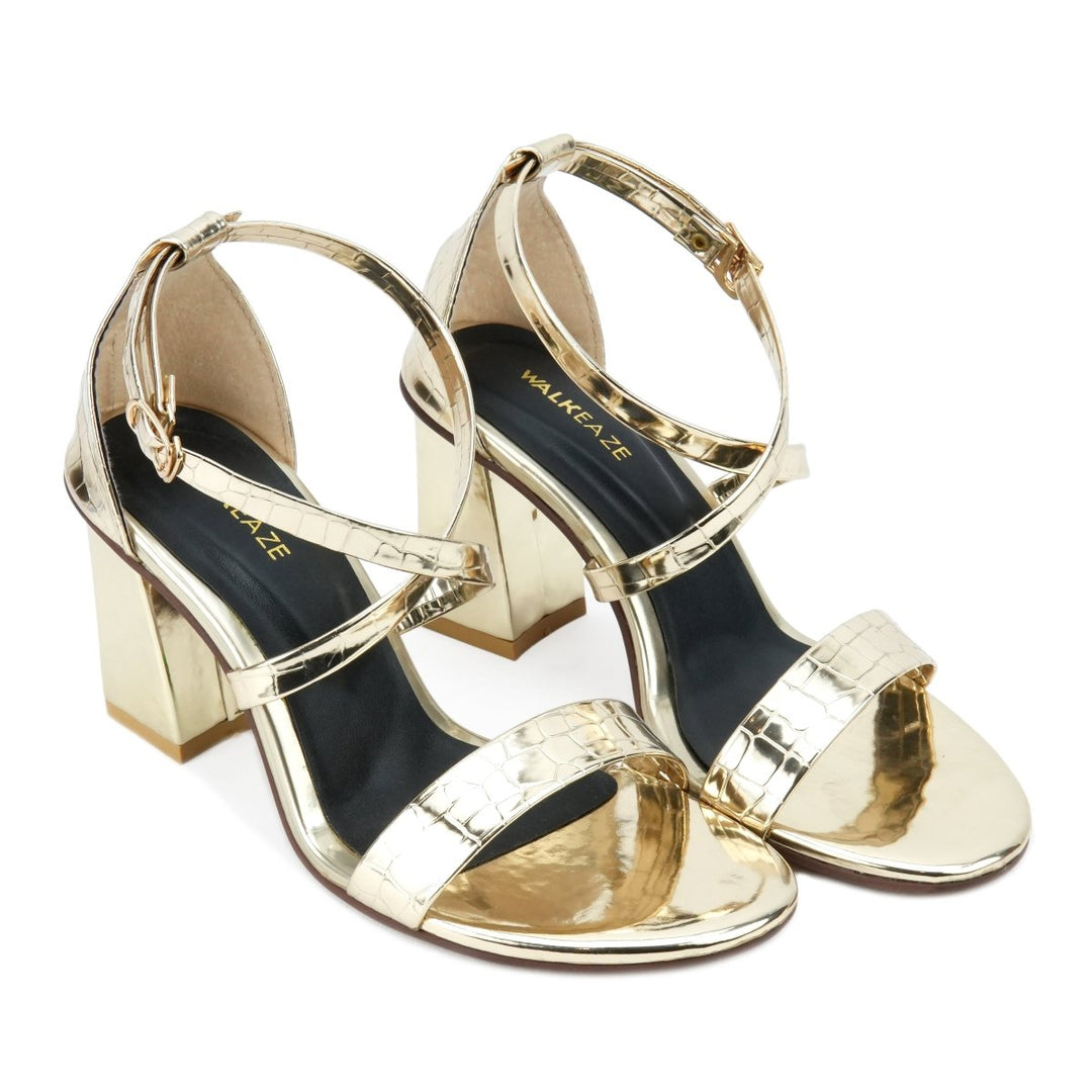 Women Formal Block Heel - 62857S - Block Heel - Walkeaze