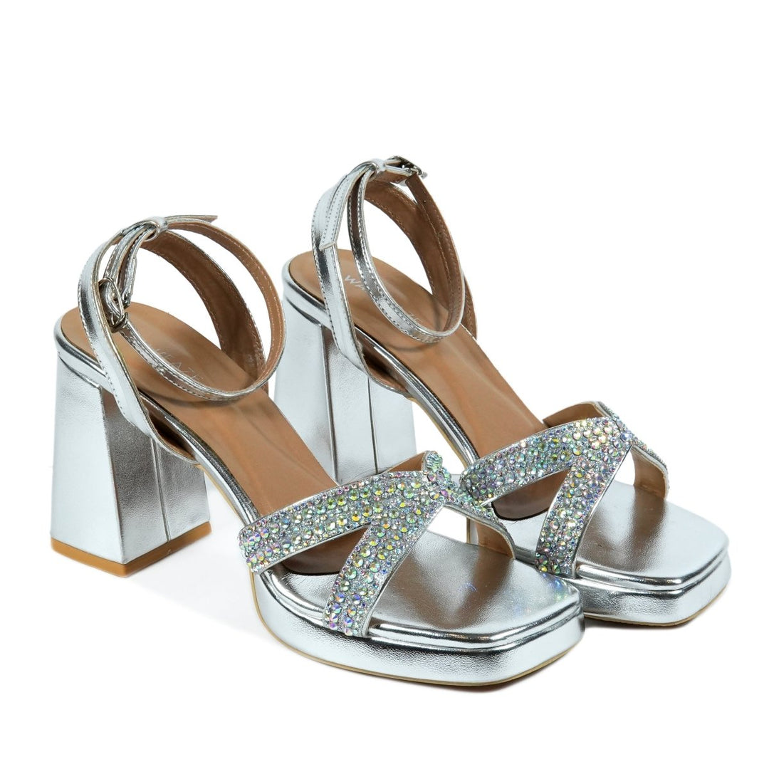 Women Formal Block Heel - 62969S - Block Heel - Walkeaze