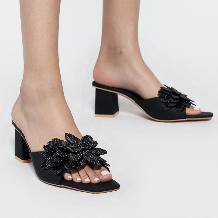 Women Formal Block Heel - 74833S - Block Heel - Walkeaze