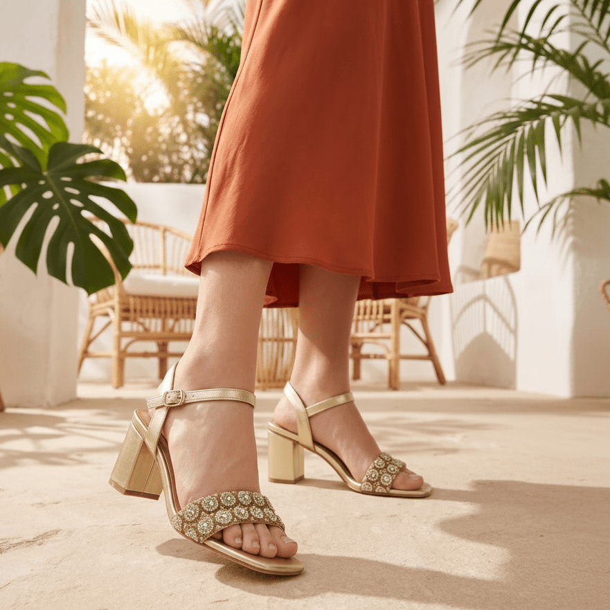 Women Formal Block Heel - 75249S - Block Heel - Walkeaze