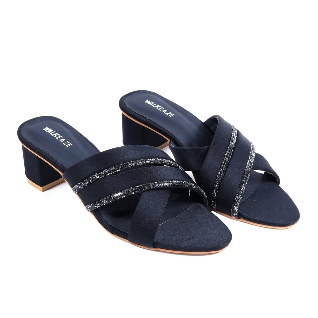 Women Formal Block Heel - 75278S - Block Heel - Walkeaze
