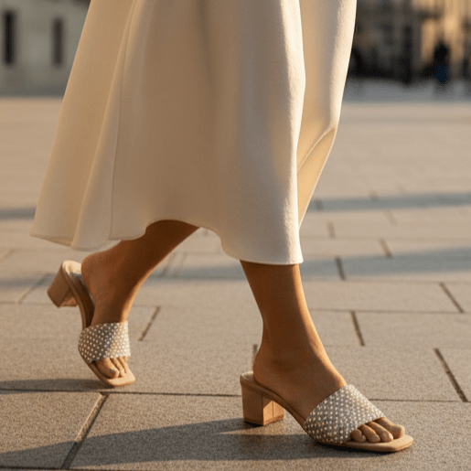 Women Formal Block Heel - 75410S - Block Heel - Walkeaze