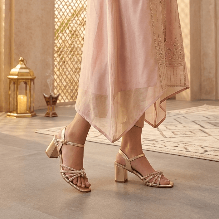 Women Formal Block Heel - 75411S - Block Heel - Walkeaze