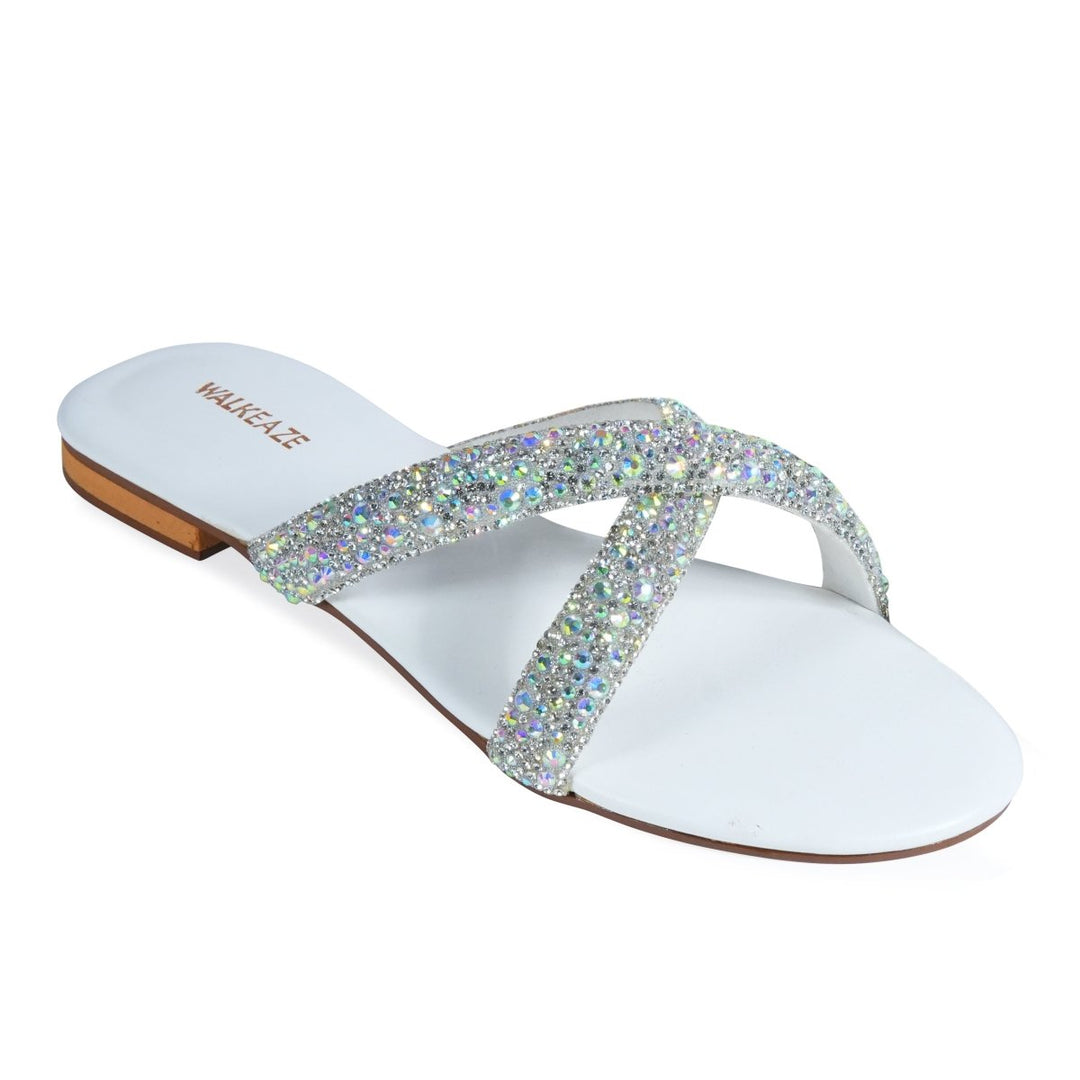 Women Formal Slippers - 40738S - Slippers - Walkeaze