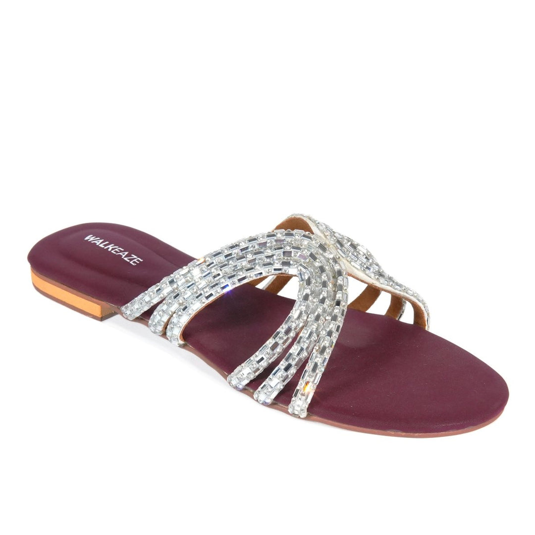 Women Formal Slippers - 40791S - Slippers - Walkeaze