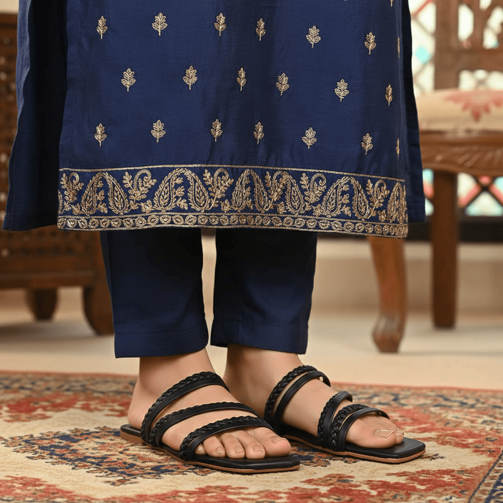 Women Formal Slippers - 40837S - Slippers - Walkeaze