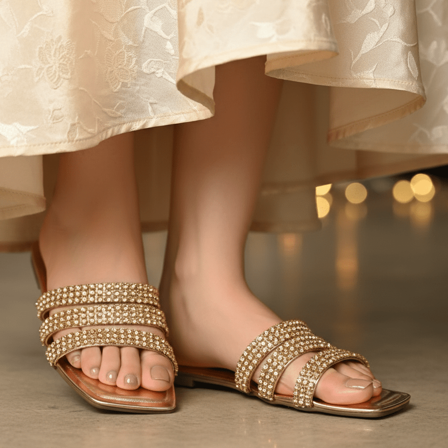 Women Formal Slippers - 41106S - Slippers - Walkeaze