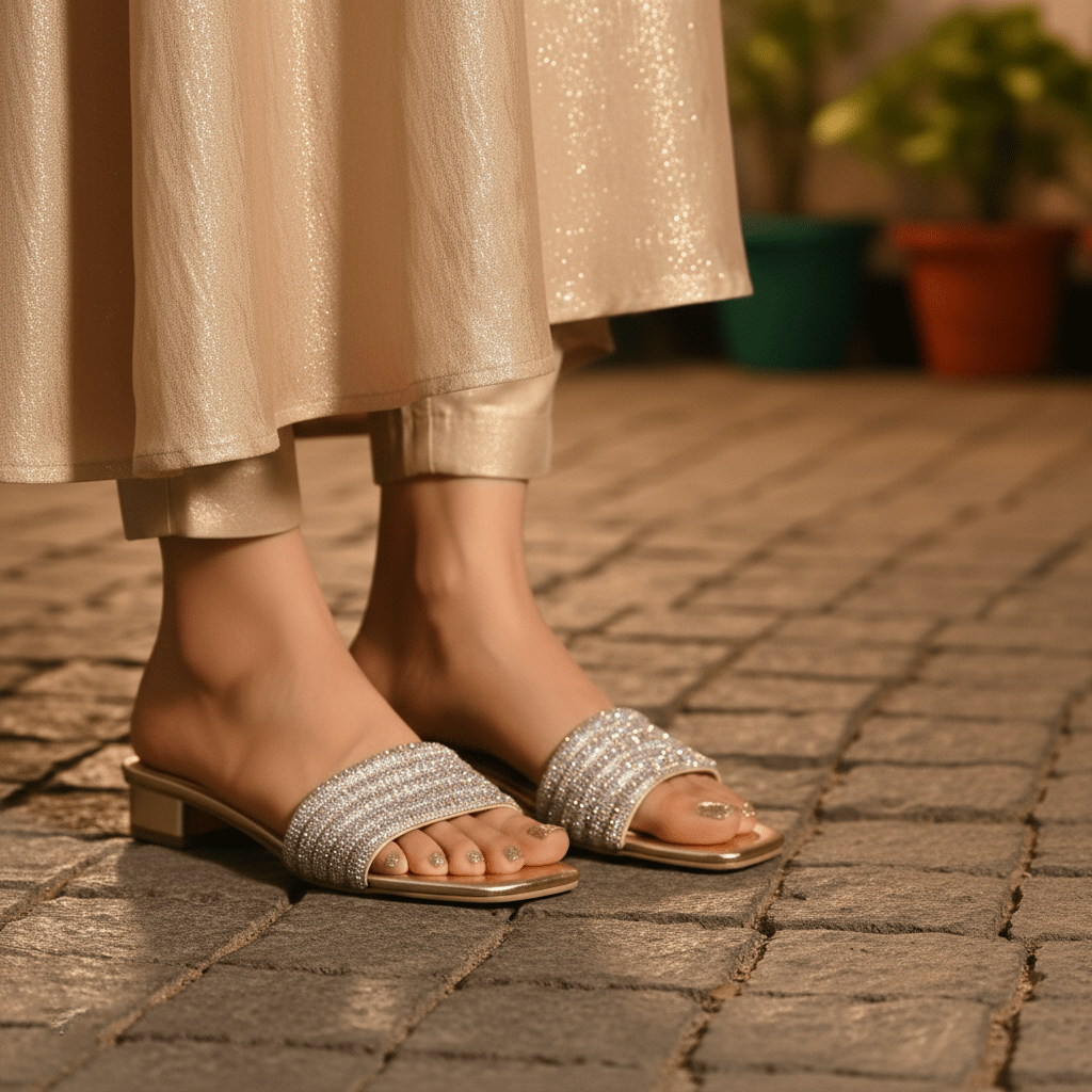 Women Formal Slippers - 41152S - Slippers - Walkeaze