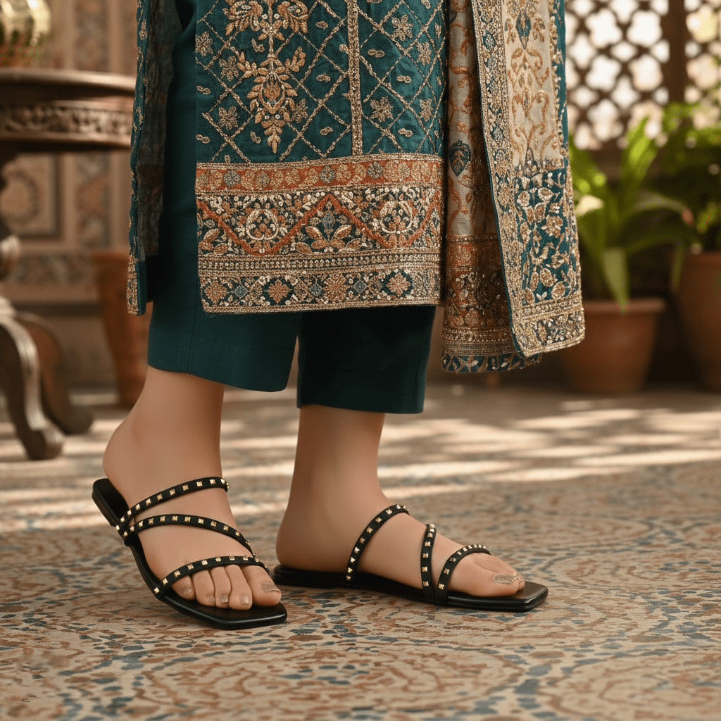 Women Formal Slippers - 41186S - Slippers - Walkeaze